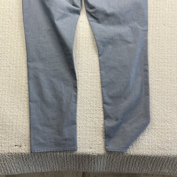 Tommy Hilfiger Pants Mens 36X32 Light Blue Straight Fit Chino Flat Front Casual - Picture 11 of 11